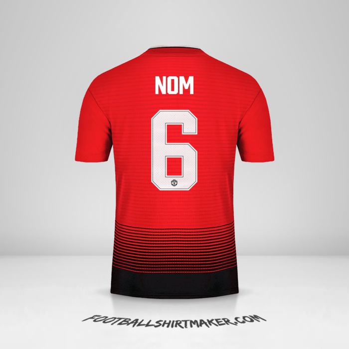 Maillot Manchester United Cup 2018/19 -  nom - 6