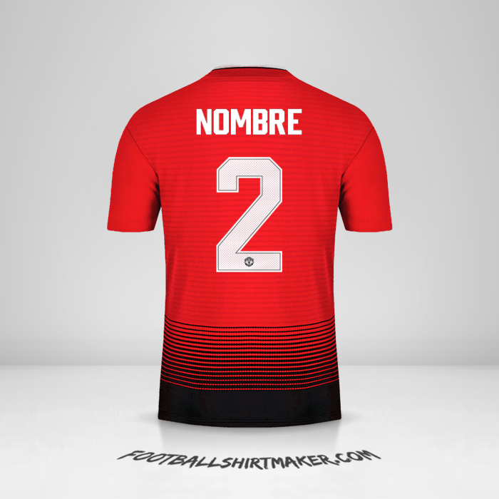 Jersey Manchester United Cup 2018/19 -  nombre - 2