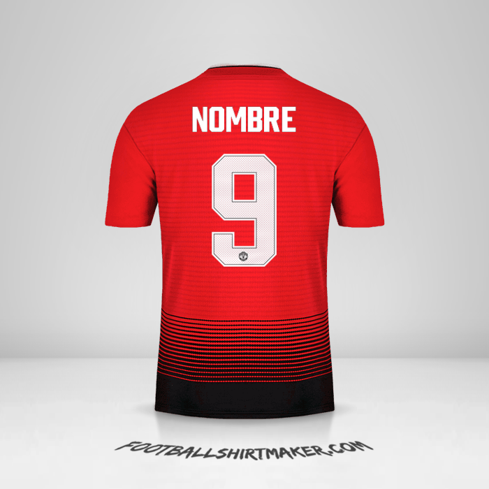 Jersey Manchester United Cup 2018/19 -  nombre - 9