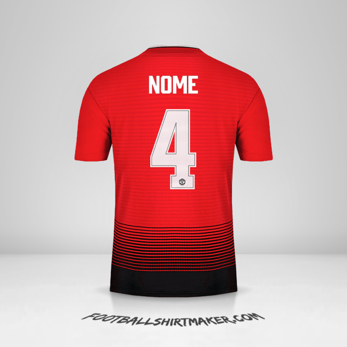 Camisa Manchester United Cup 2018/19 -  nome - 4