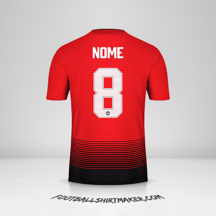 Camisa Manchester United Cup 2018/19 -  nome - 8