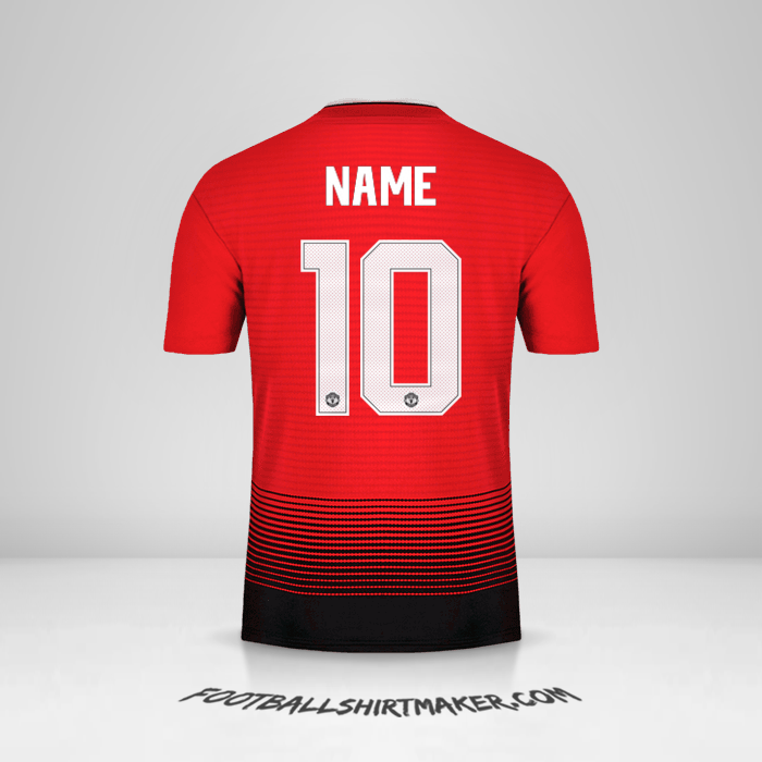 Trikot Manchester United Cup 2018/19 -  name - 10