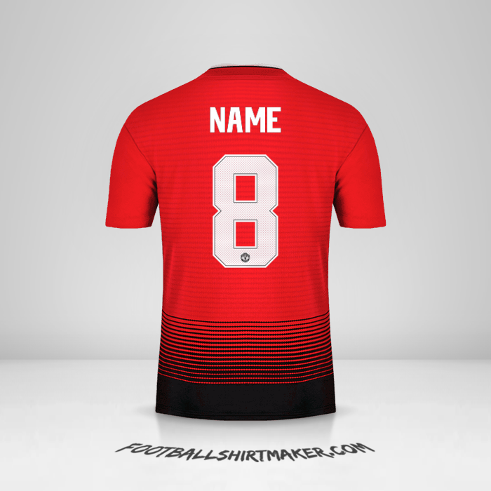 Trikot Manchester United Cup 2018/19 -  name - 8