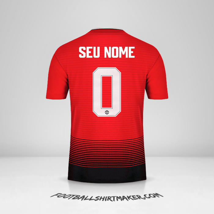 Camisa Manchester United Cup 2018/19 -  seu nome - 0