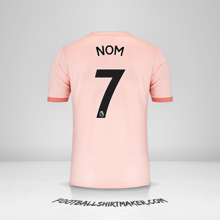 Maillot Manchester United 2018/19 Extérieur -  nom - 7