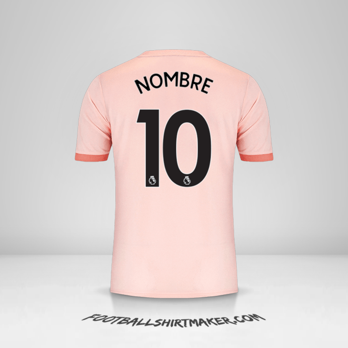 Camiseta Manchester United 2018/19 Visita -  nombre - 10