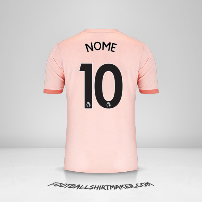 Maglia Manchester United 2018/19 Seconda -  nome - 10
