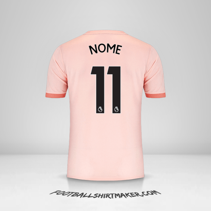 Maglia Manchester United 2018/19 Seconda -  nome - 11