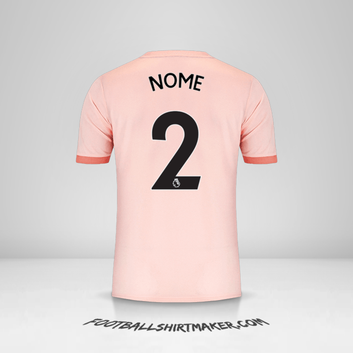Maglia Manchester United 2018/19 Seconda -  nome - 2