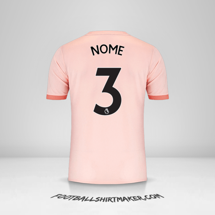 Camisola Manchester United 2018/19 Alternativa -  nome - 3