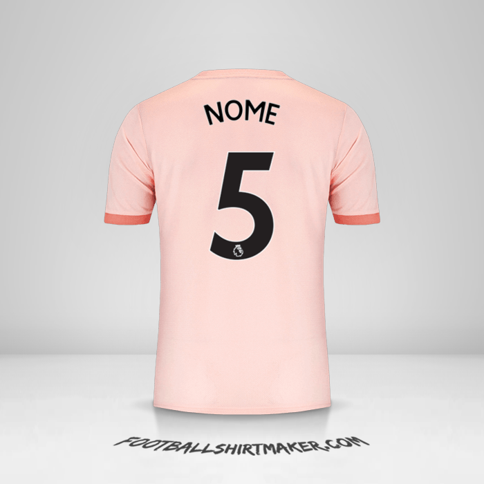 Maglia Manchester United 2018/19 Seconda -  nome - 5