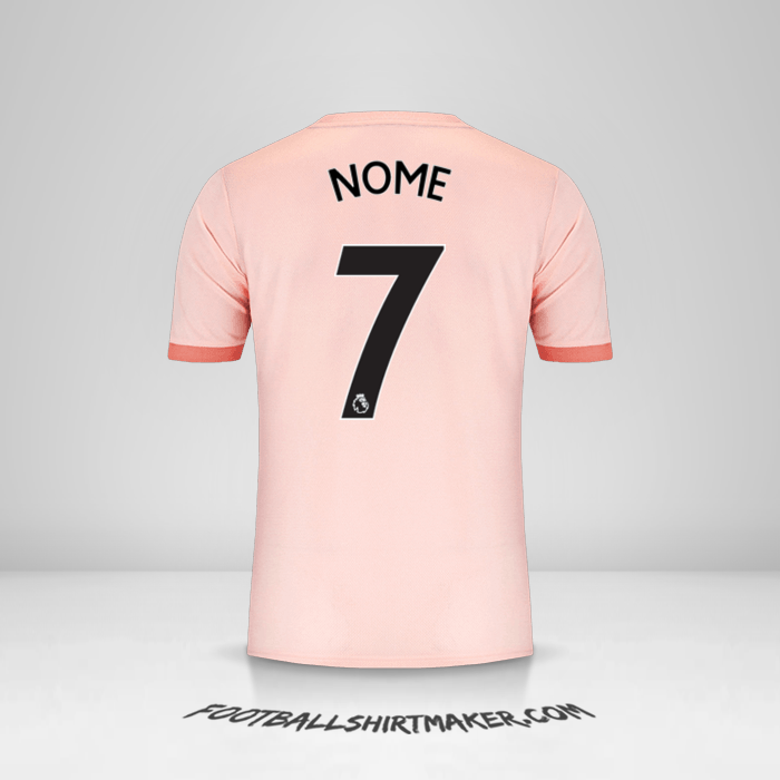 Maglia Manchester United 2018/19 Seconda -  nome - 7