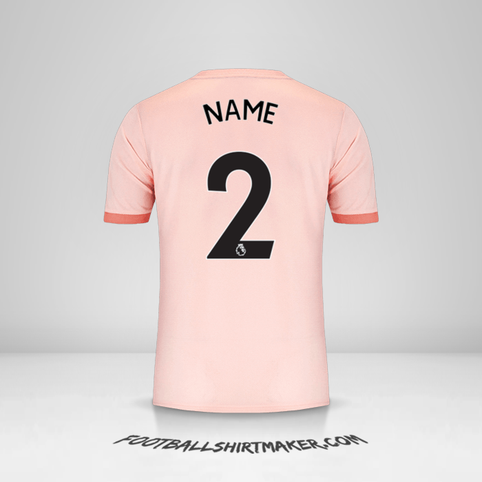 Trikot Manchester United 2018/19 Auswärts -  name - 2