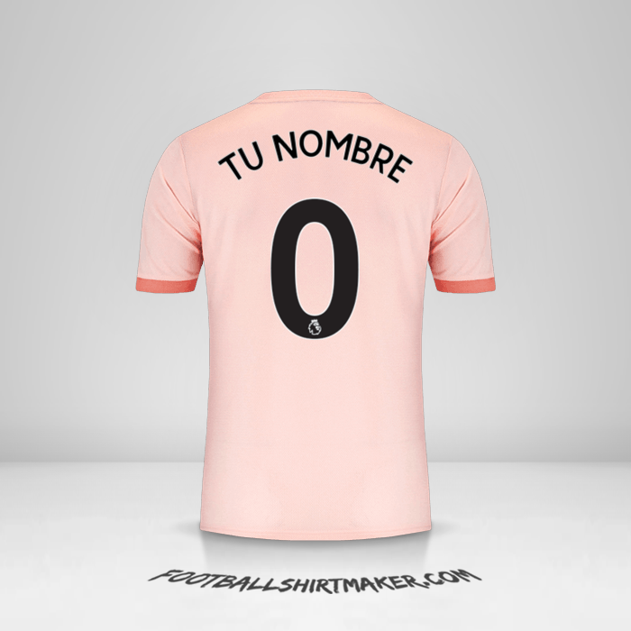 Camiseta Manchester United 2018/19 II -  tu nombre - 0