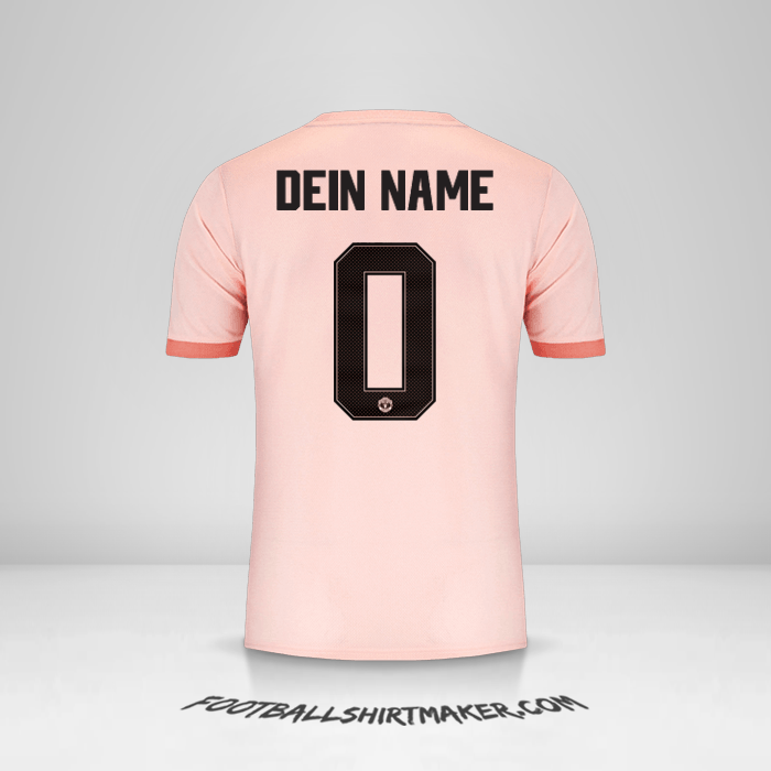 Trikot Manchester United Cup 2018/19 II -  dein name - 0