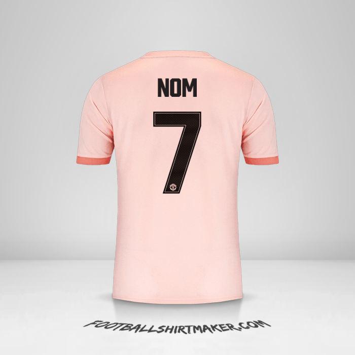 Maillot Manchester United Cup 2018/19 Extérieur -  nom - 7