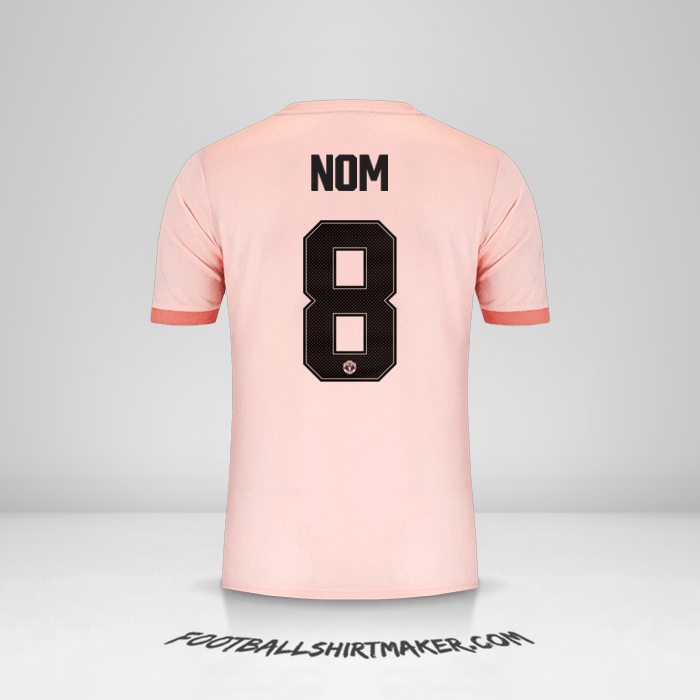 Maillot Manchester United Cup 2018/19 Extérieur -  nom - 8