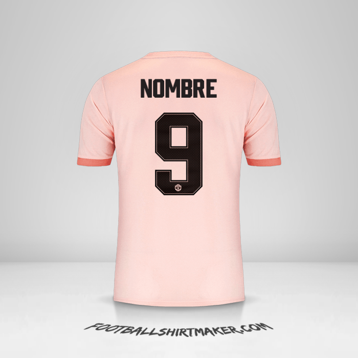Camiseta Manchester United Cup 2018/19 Visita -  nombre - 9