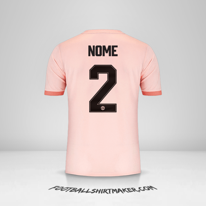 Maglia Manchester United Cup 2018/19 Seconda -  nome - 2