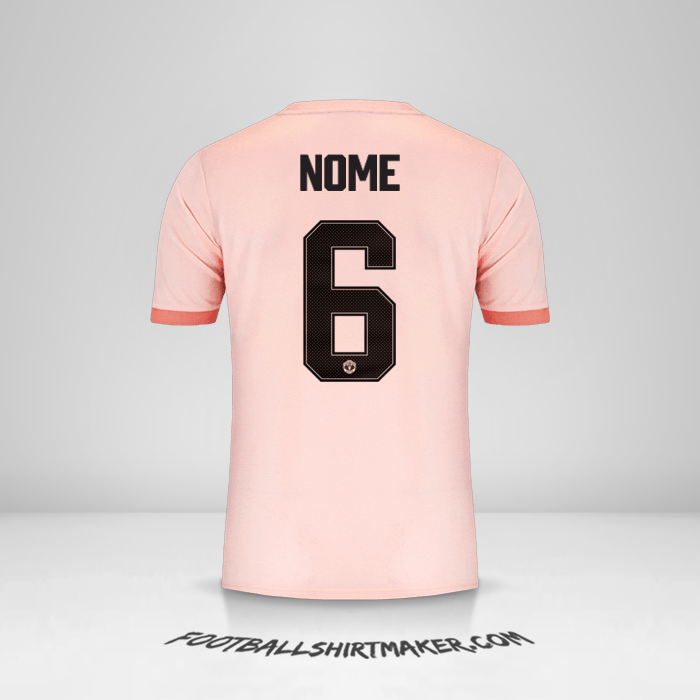 Maglia Manchester United Cup 2018/19 Seconda -  nome - 6
