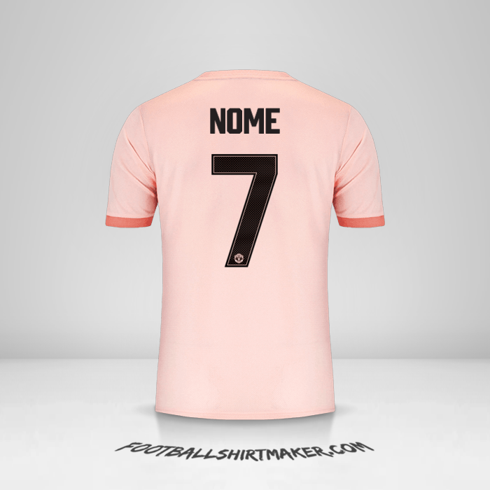 Maglia Manchester United Cup 2018/19 Seconda -  nome - 7