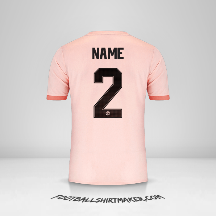 Trikot Manchester United Cup 2018/19 Auswärts -  name - 2