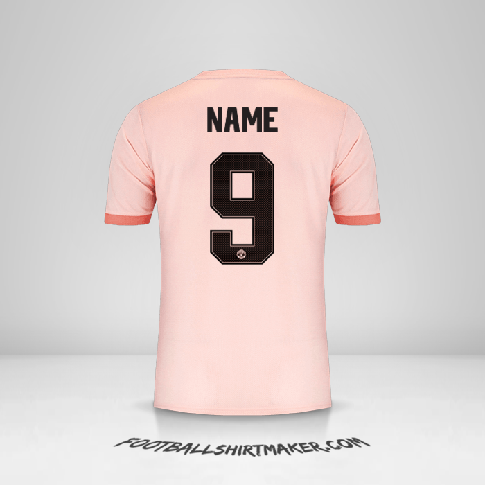 Jersey Manchester United Cup 2018/19 Away -  name - 9