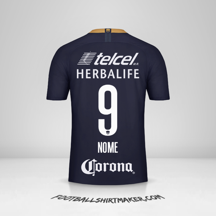 Maglia Pumas UNAM 2018/19 Terza -  nome - 9