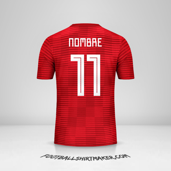 Jersey Iran 2018 Visita -  nombre - 11
