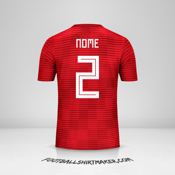 Camisa Irã 2018 Alternativa -  nome - 2