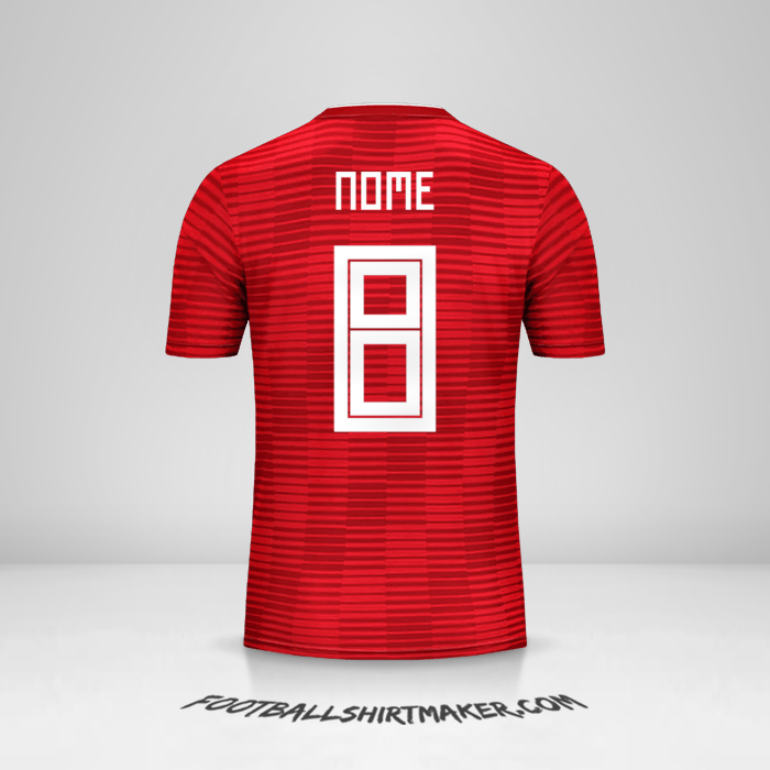 Camisola Irã 2018 Alternativa -  nome - 8
