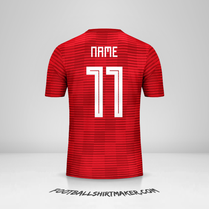 Jersey Iran 2018 Away -  name - 11