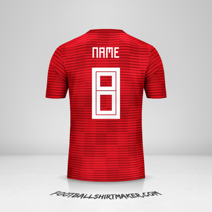 Shirt Iran 2018 Away -  name - 8