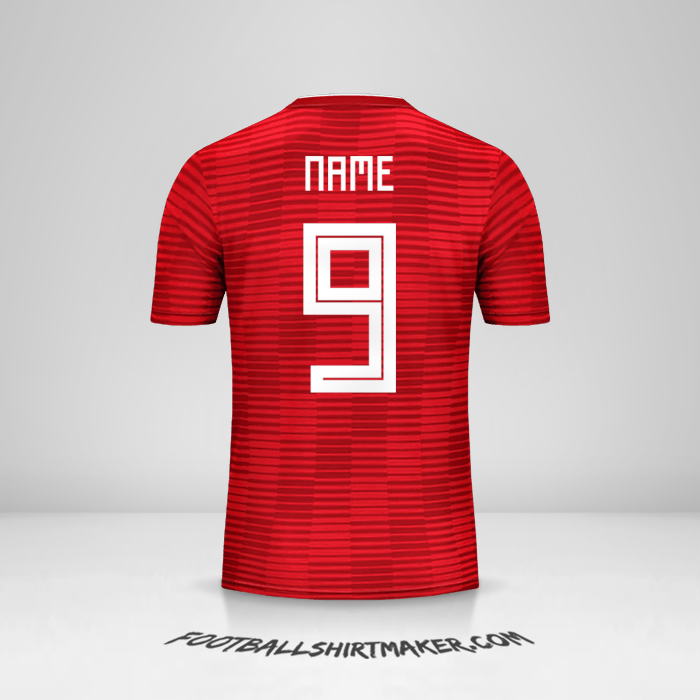 Shirt Iran 2018 Away -  name - 9