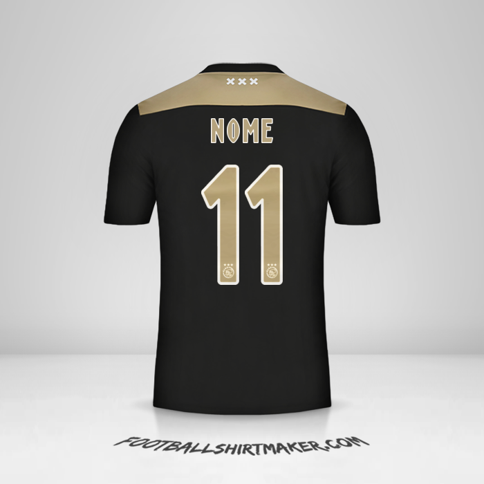 Maglia AFC Ajax 2018/19 Seconda -  nome - 11