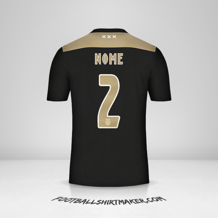 Maglia AFC Ajax 2018/19 Seconda -  nome - 2