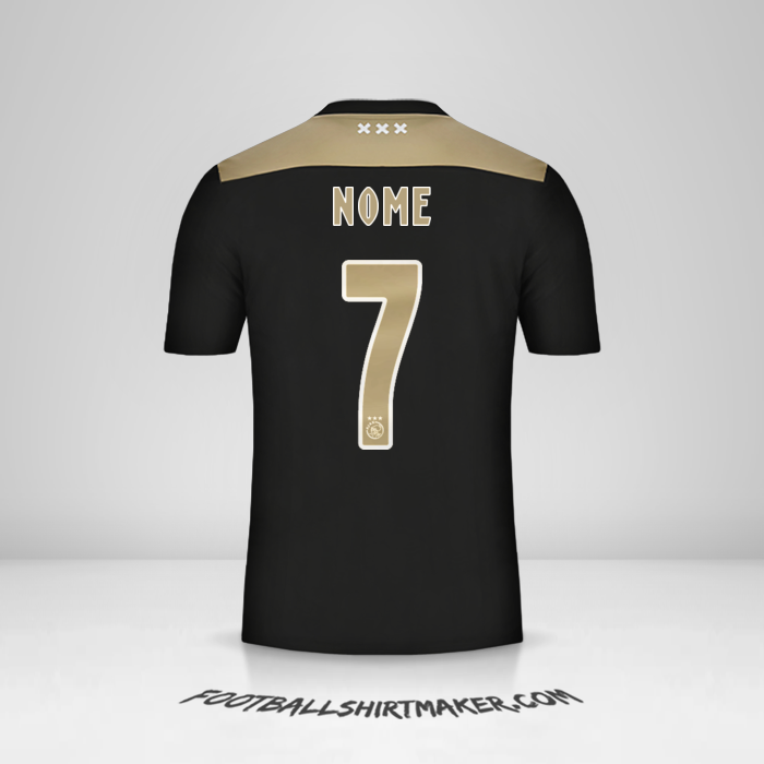 Camisola AFC Ajax 2018/19 Alternativa -  nome - 7