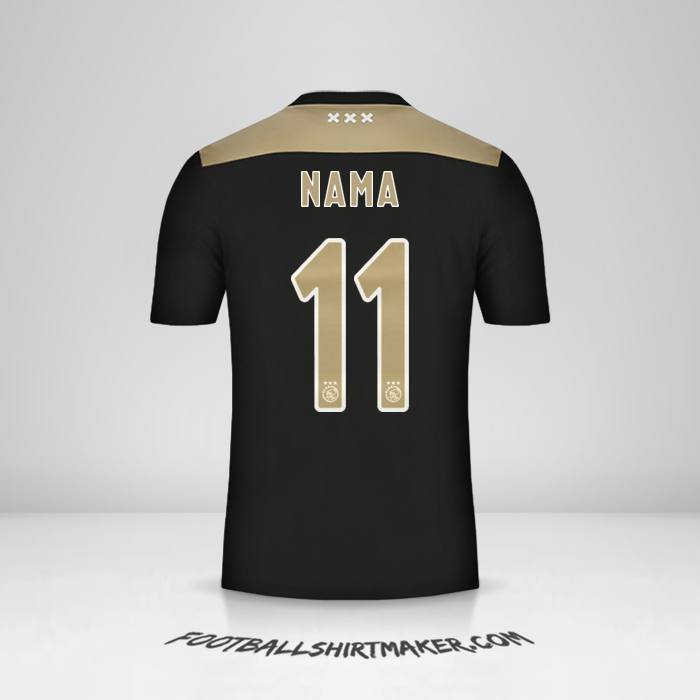 Jersey AFC Ajax 2018/19 Alternatif -  nama - 11