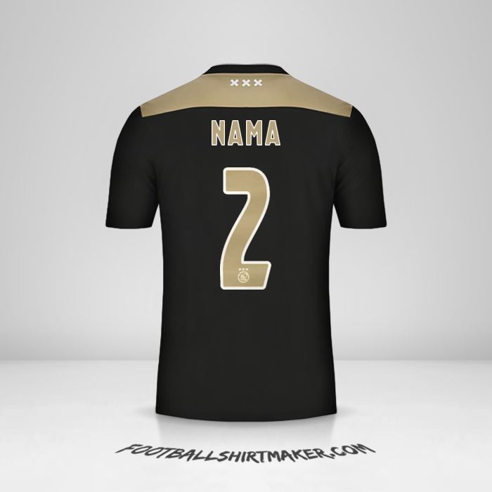 Jersey AFC Ajax 2018/19 Alternatif -  nama - 2