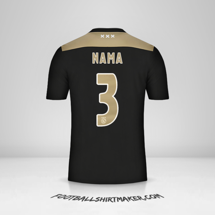 Jersey AFC Ajax 2018/19 Alternatif -  nama - 3