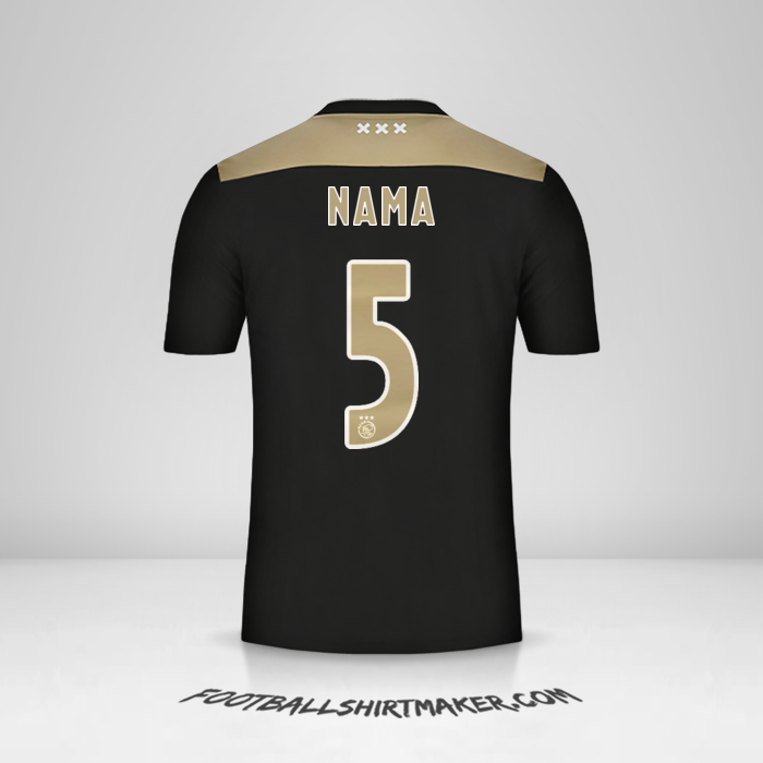 Jersey AFC Ajax 2018/19 Alternatif -  nama - 5