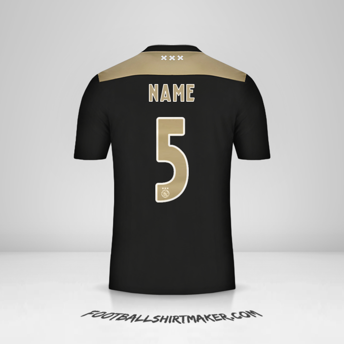Trikot AFC Ajax 2018/19 Auswärts -  name - 5