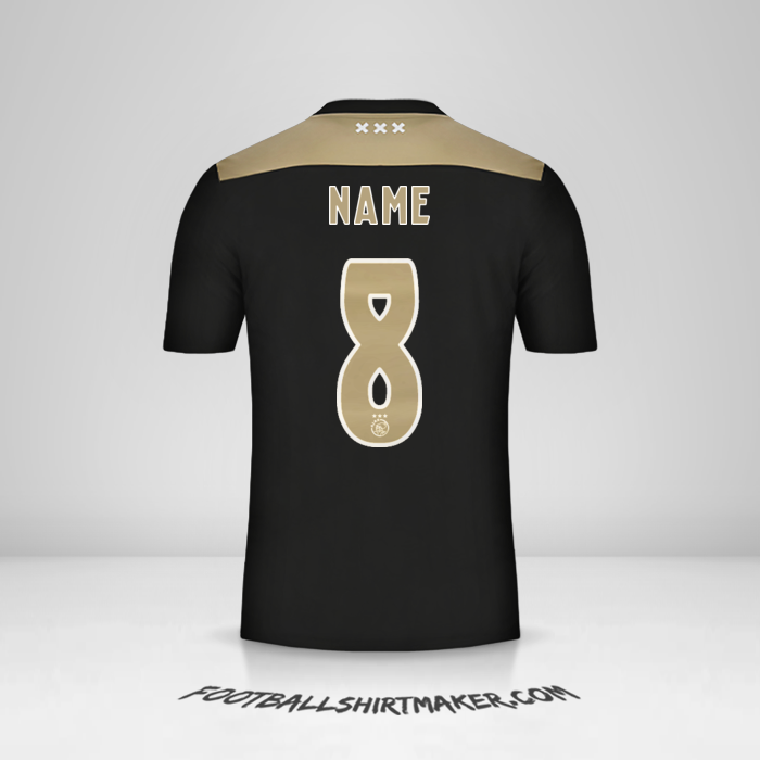 Jersey AFC Ajax 2018/19 Away -  name - 8