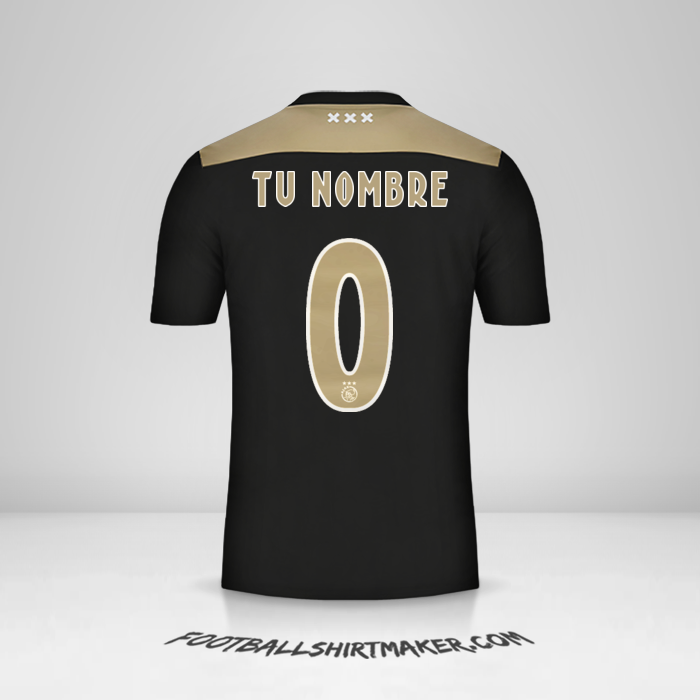 Jersey AFC Ajax 2018/19 II -  tu nombre - 0