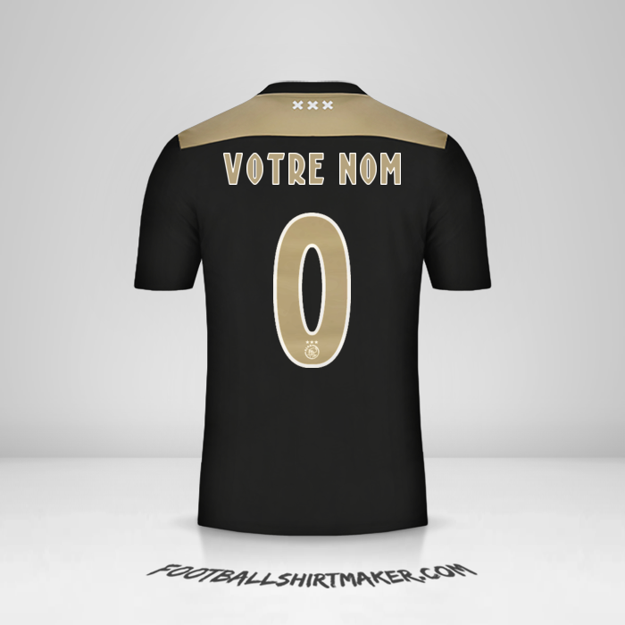Maillot AFC Ajax 2018/19 II -  votre nom - 0
