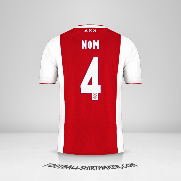 Maillot AFC Ajax 2018/19 -  nom - 4