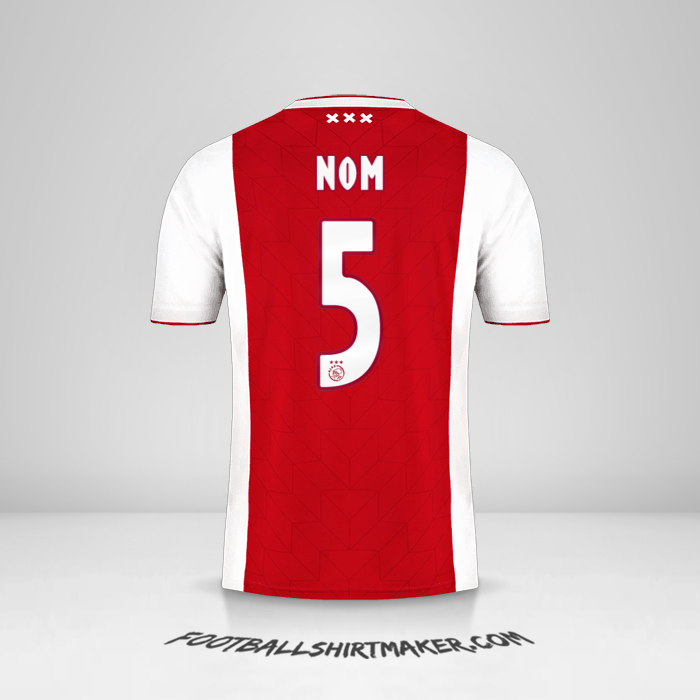 Maillot AFC Ajax 2018/19 -  nom - 5