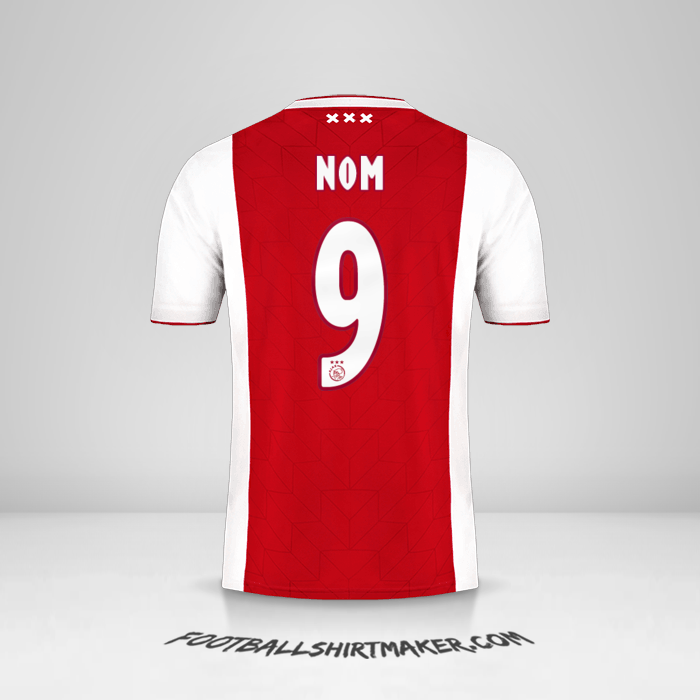 Maillot AFC Ajax 2018/19 -  nom - 9