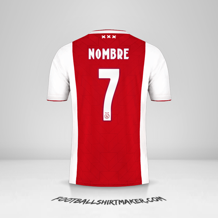Jersey AFC Ajax 2018/19 -  nombre - 7