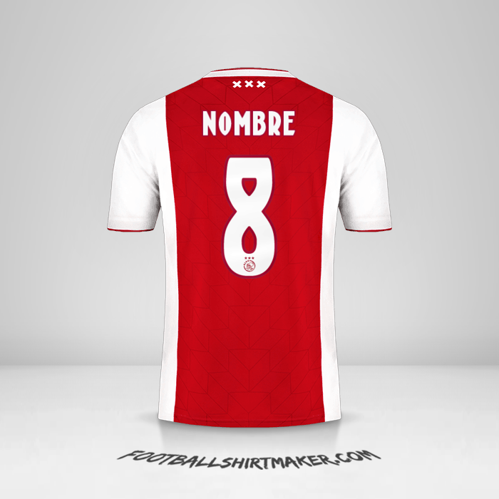 Jersey AFC Ajax 2018/19 -  nombre - 8